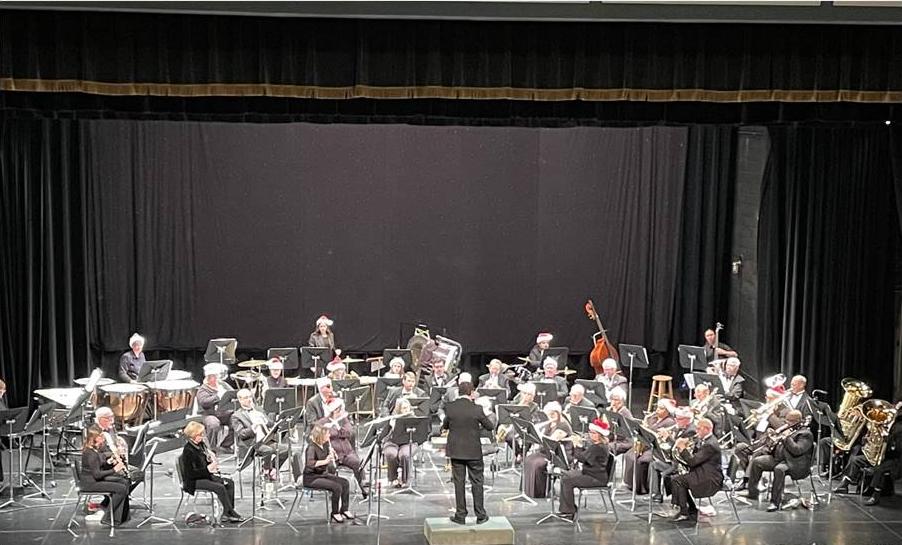 Sumter Community Concert Band with Sean conducting