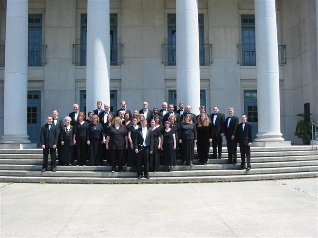 sumter community concert band on steps of Patriot Hall
